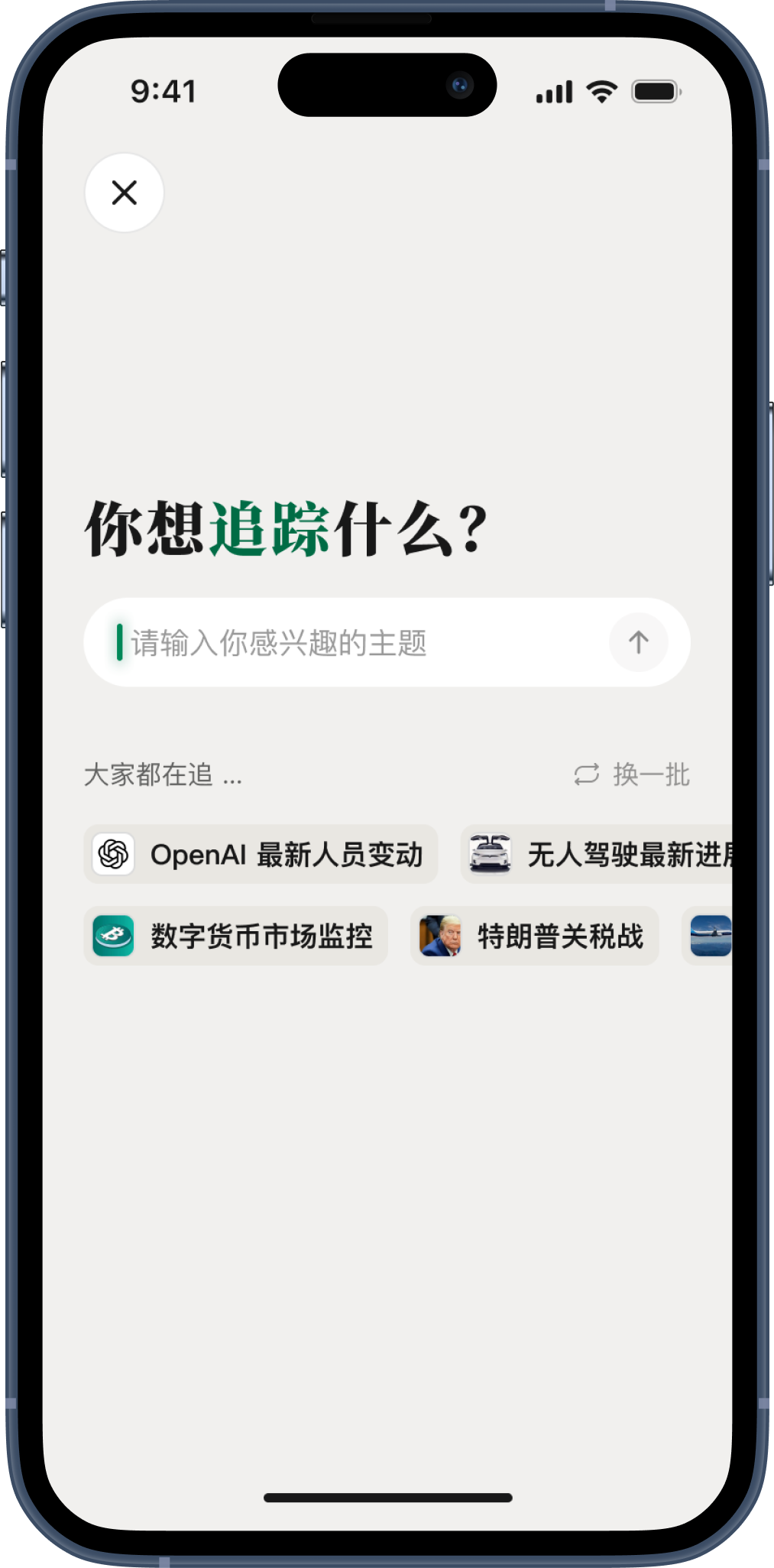 应用主界面
